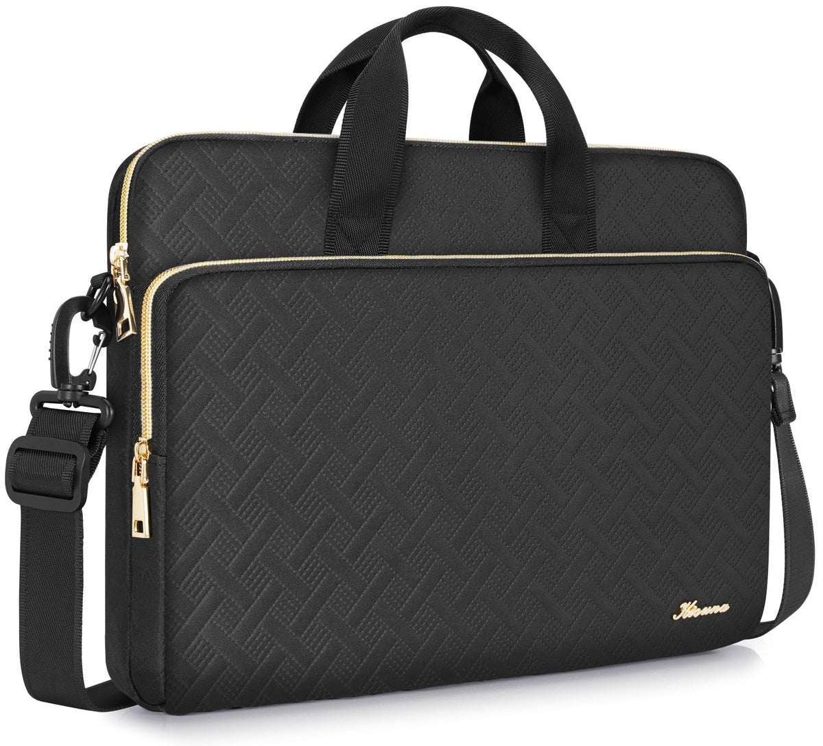 KIZUNA Laptop Sleeve Case 15.6 Inch Shoulder Bag Computer Handbag for 16" MacBook Pro Air M1 M2 Max/16 Lenovo IdeaPad Flex 5i/15 IdeaPad Gaming 3i