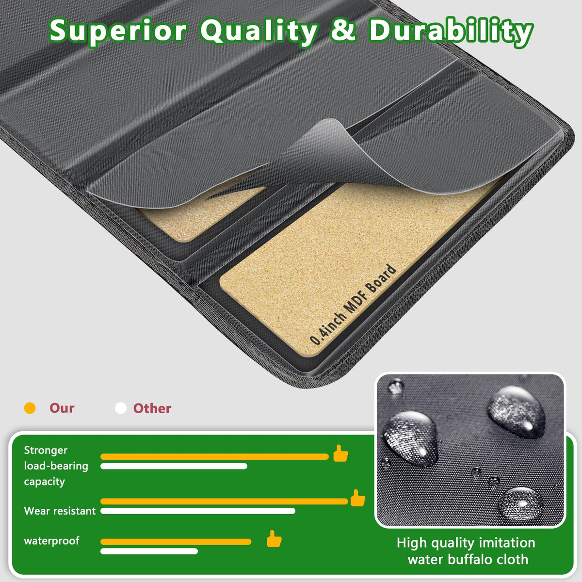 Wooden Couch Cushion Support for Sagging Seat - (167.5x43cm) Sofa Support Strengthener Boards for 3 Seater
