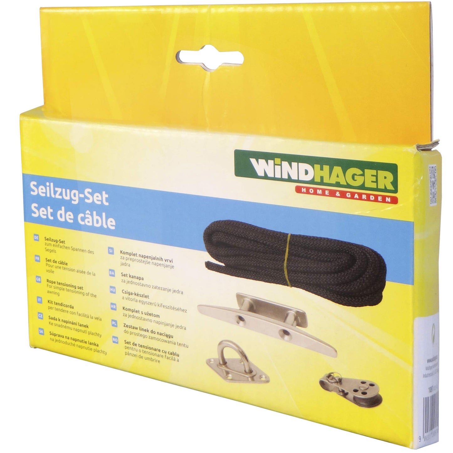 Windhager 10897 rope-pull set for sun sail