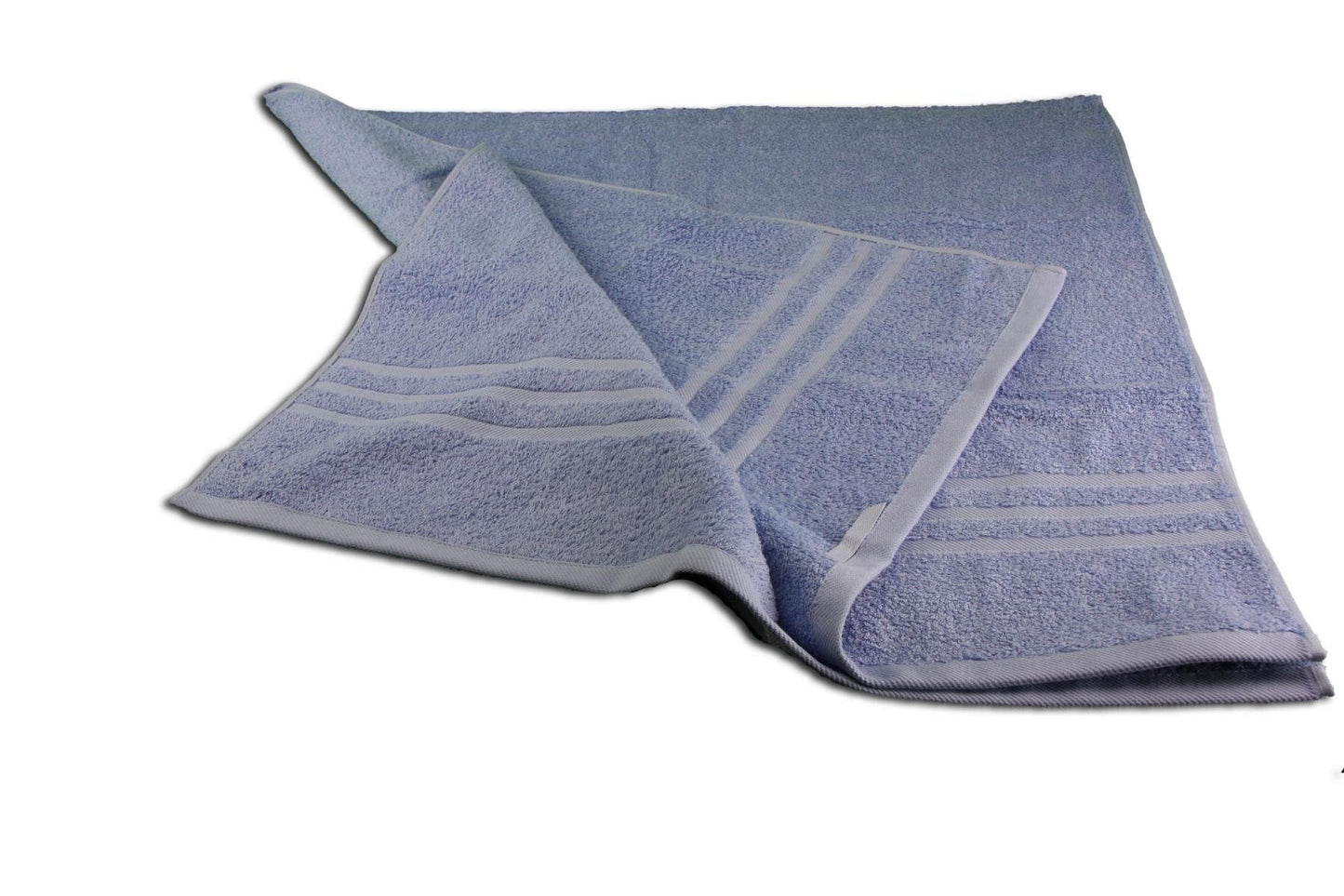 Gözze - Elegant Hand Towel Set of 2, Sylt, 100% Cotton, Heavy Weight (440 g/m²), 50 x 100 cm - Dove Blue