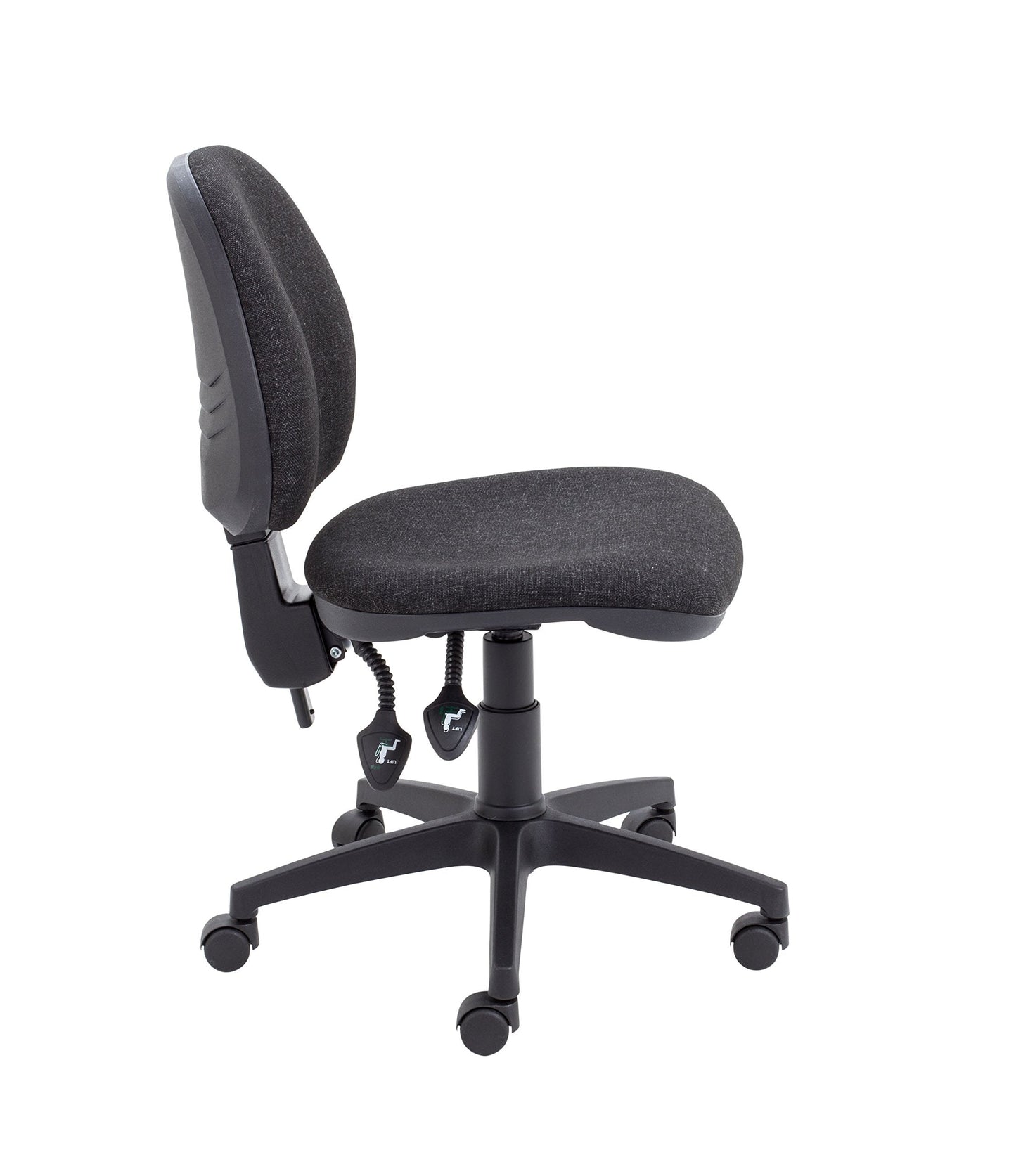 Office Hippo Mid Back Desk Chair, Swivel Home & Office Chair, Height Adjustable Seat & Lumbar Support For Extra Comfort, Computer Chair For Daily Use
