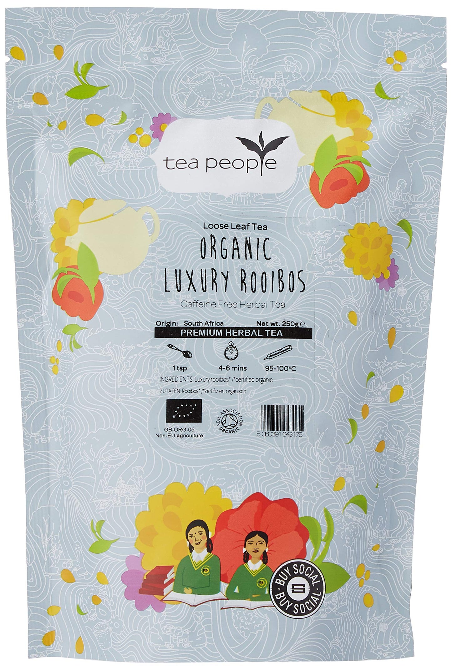 Tea People Organic Luxury Rooibos - 250g Refill Pack