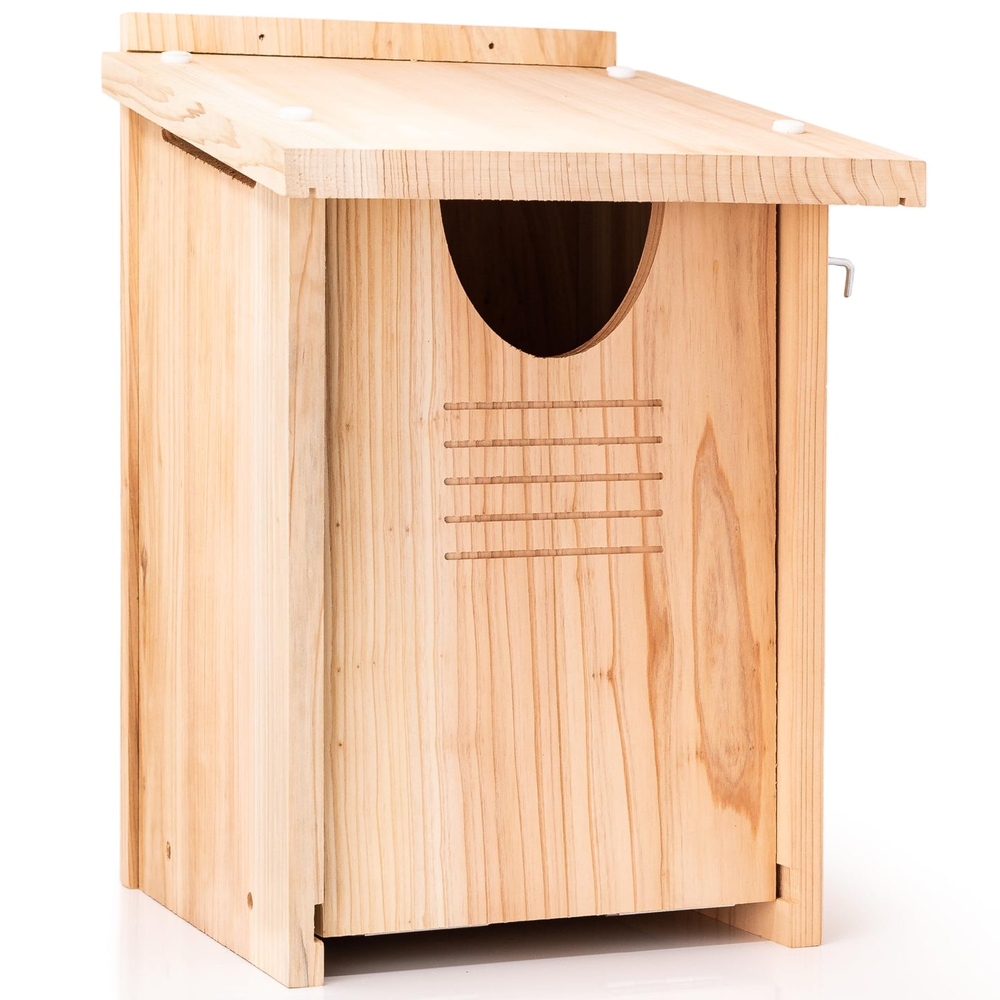 WHITEHORSE Large Owl House - Premium Cedar Wood - Weatherproof Design - 41 x 30 x 28 cm - A Nesting Owl Box for Several UK Owl Species