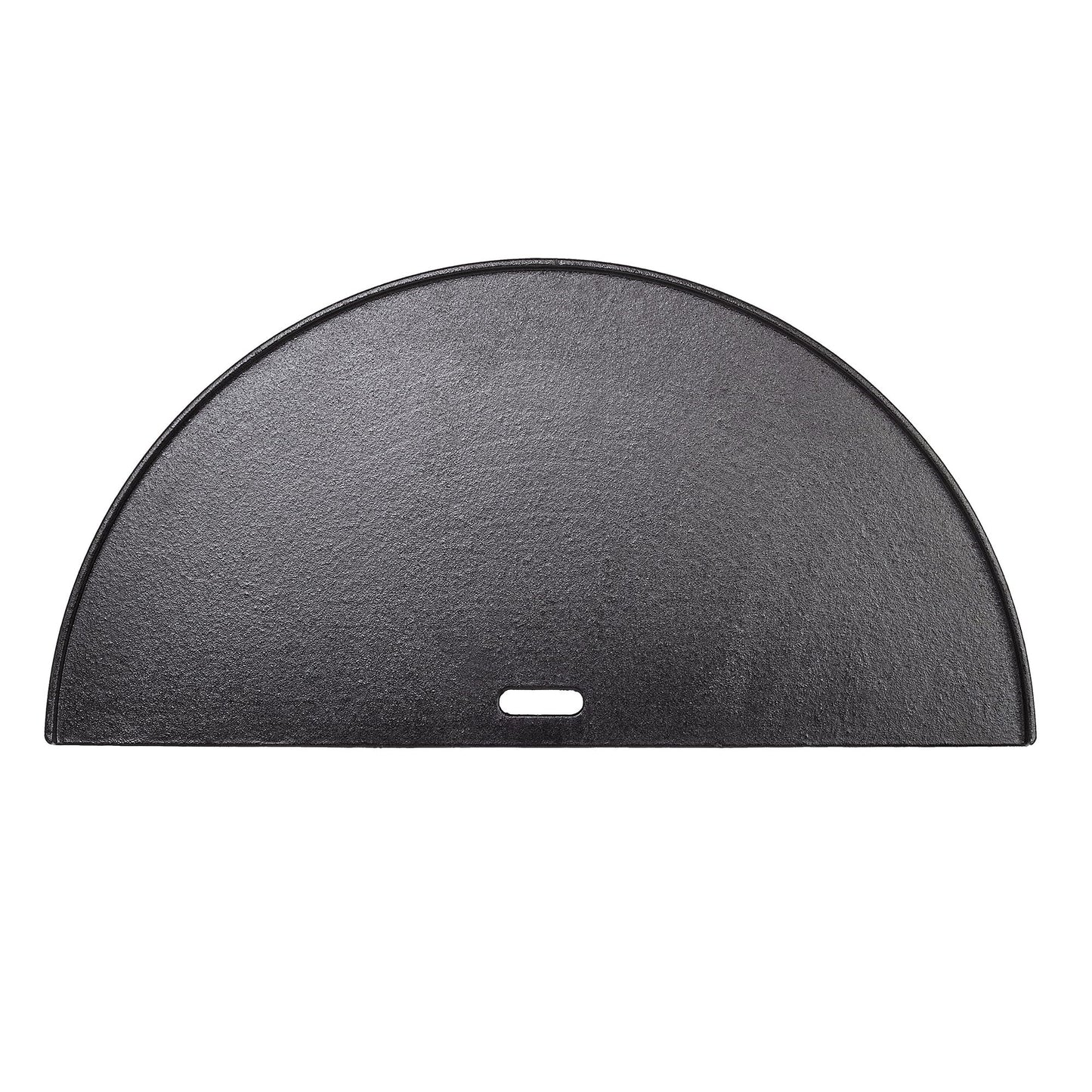 Kamado Joe BJ-HCIGRIDDLE Big Joe - Half Moon Cast Iron Reversible Griddle Grill Accessory, 0.3 in*11.63 in*23.6 in, Black