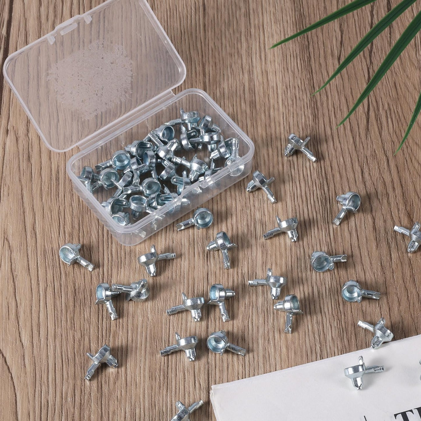 Tinoaly 50pcs Shelf Pegs Compatible with IKEA Billy Bookcase (Part 131372)