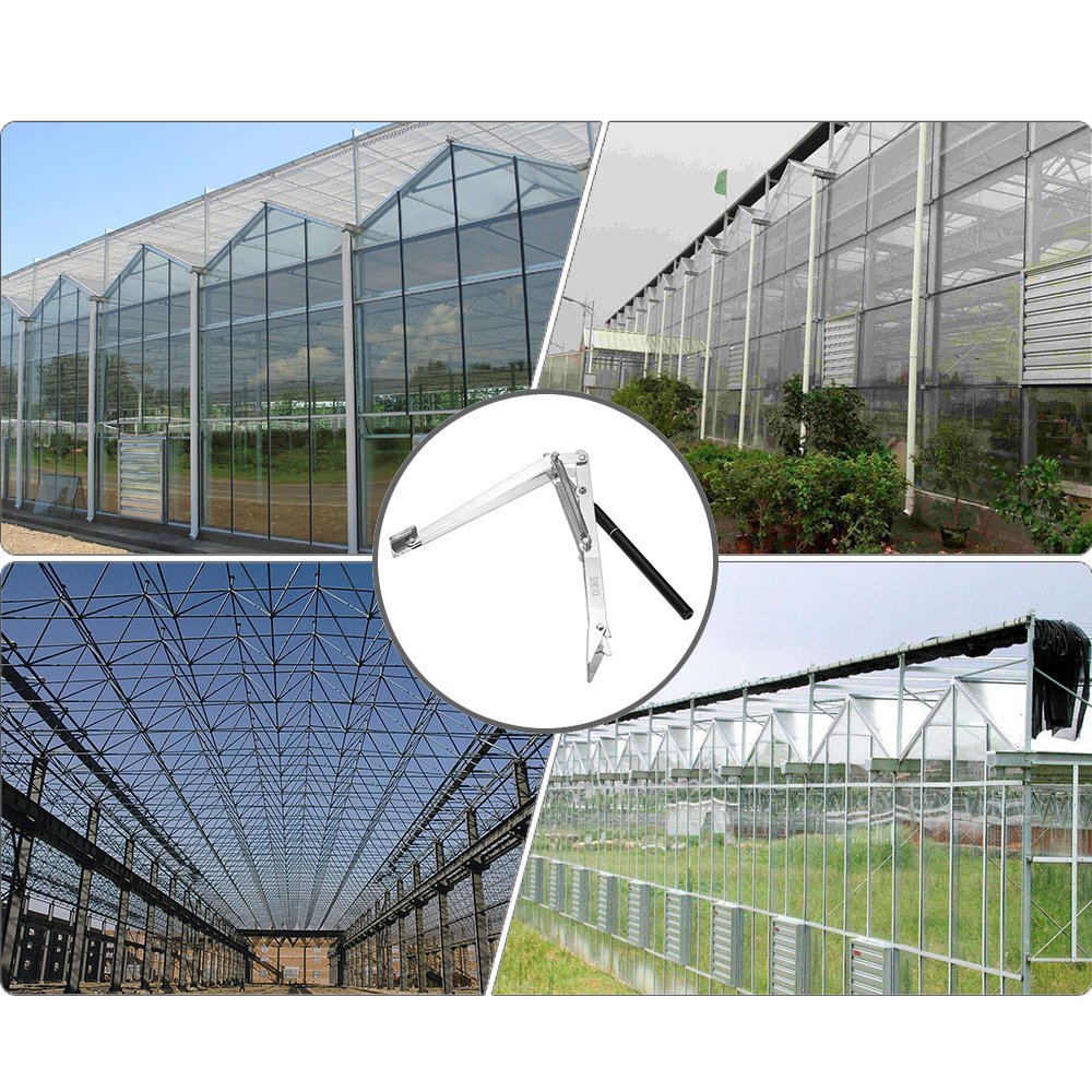 Decdeal Greenhouse Windows Opener, Temperature Controlled Automatic Vent Opener with Double Spring