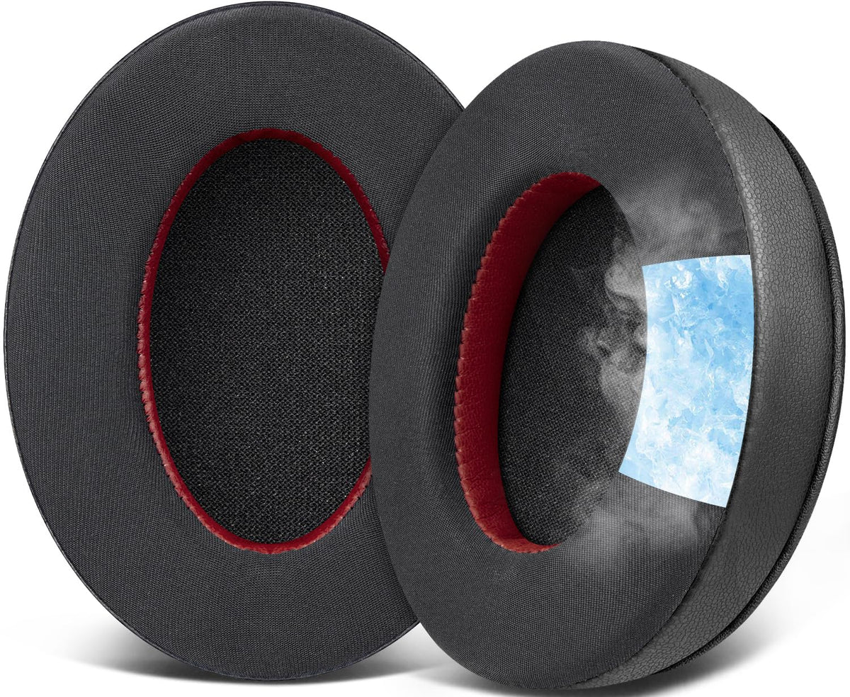 SOULWIT Cooling Gel Replacement Earpads Cushions for HyperX Cloud 1/2/3/Pro/Core/Alpha/Alpha S/Alpha Pro/Flight/Flight S/Stinger/Stinger S, CloudX