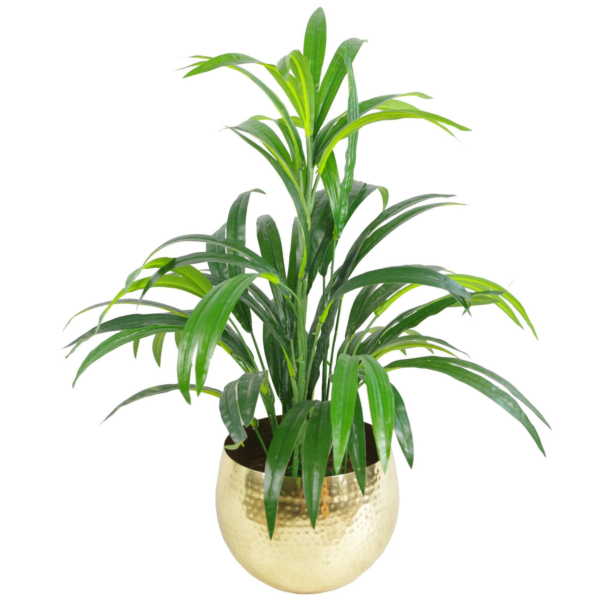 Leaf LEAF-7304 Large Metal Planter 32 x 20cm Hammered Copper Colour-Straight Edge