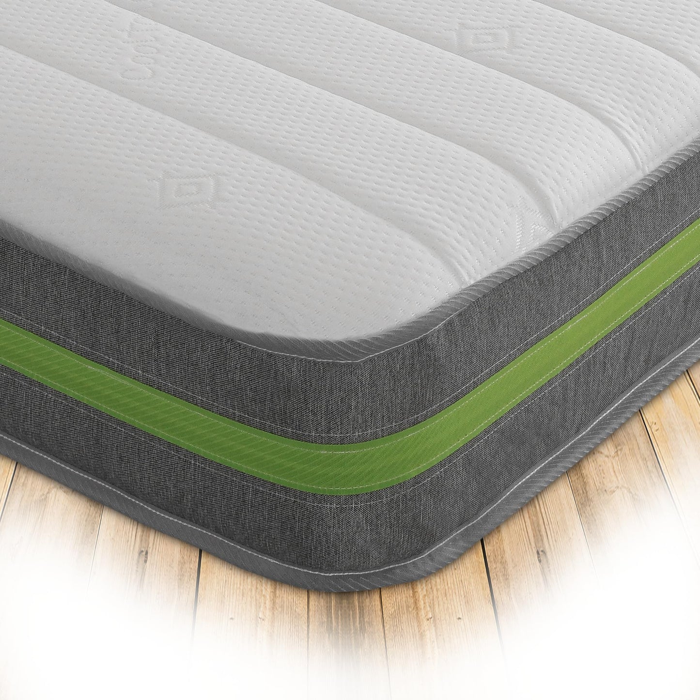 Starlight Beds Horizon Harmony Grey Sprung Hybrid Double Mattress