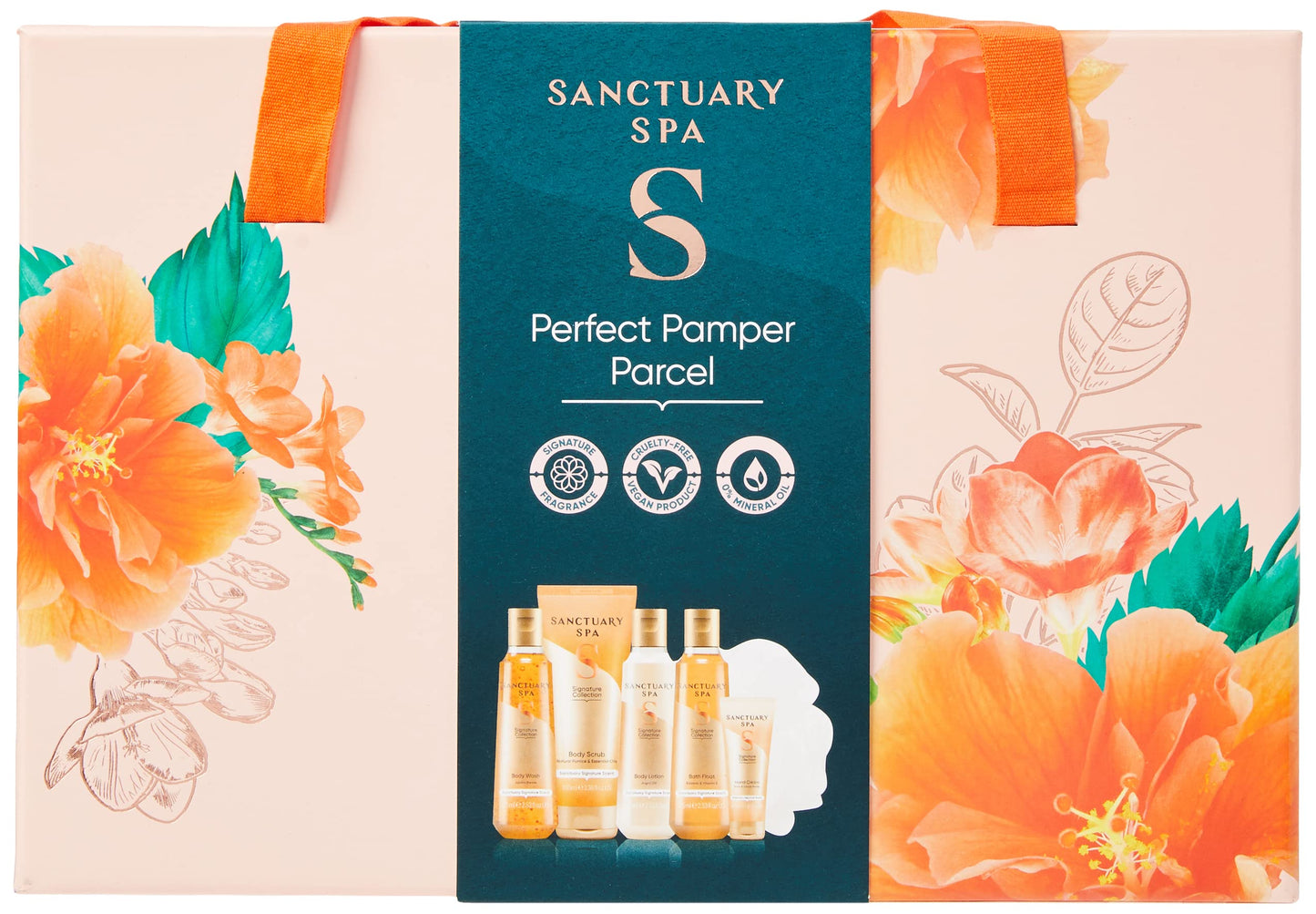 Sanctuary Spa Gift Set Perfect Pamper Parcel Gift For Women, Birthday, Christmas, Vegan And Cruelty Free 355 Ml