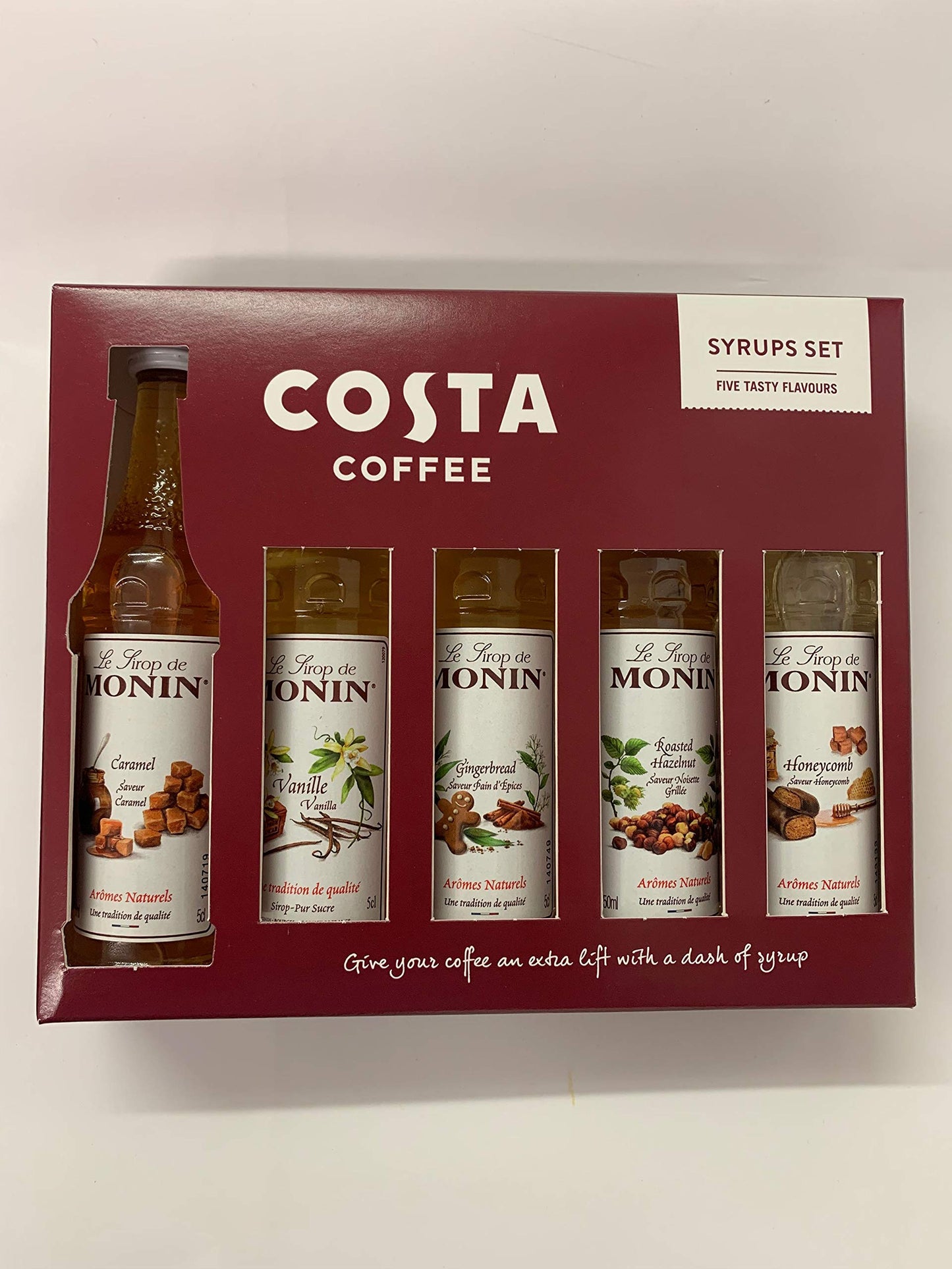 Costa Coffee Syrups Gift Set 5 Pack New