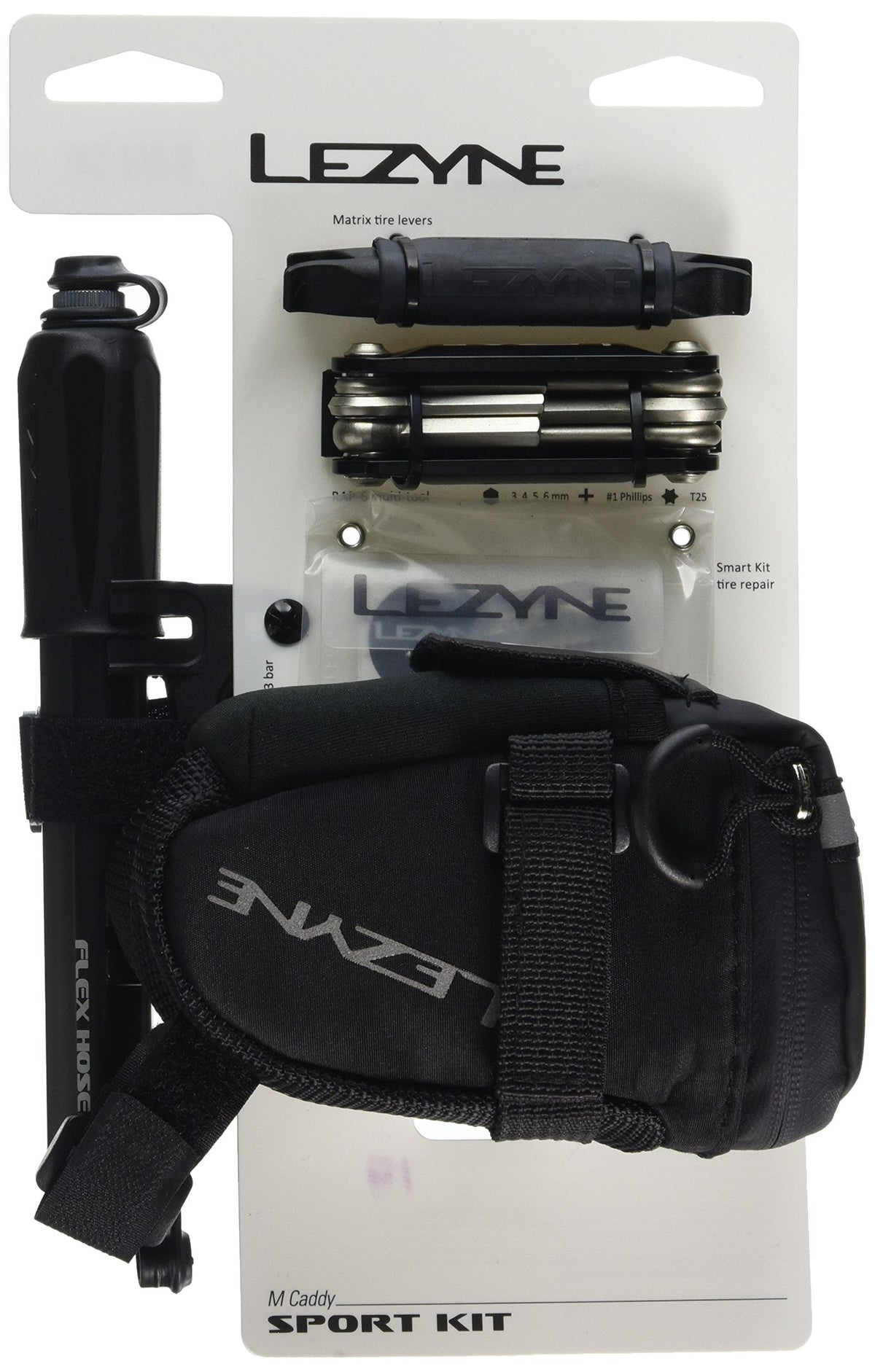 Lezyne 1-SB-CADLD-V2M04 Saddle Trainer Saddle Bag Caddy, Black, 45.5 x 34.0 x 26.5 cm, 0.5 Litres