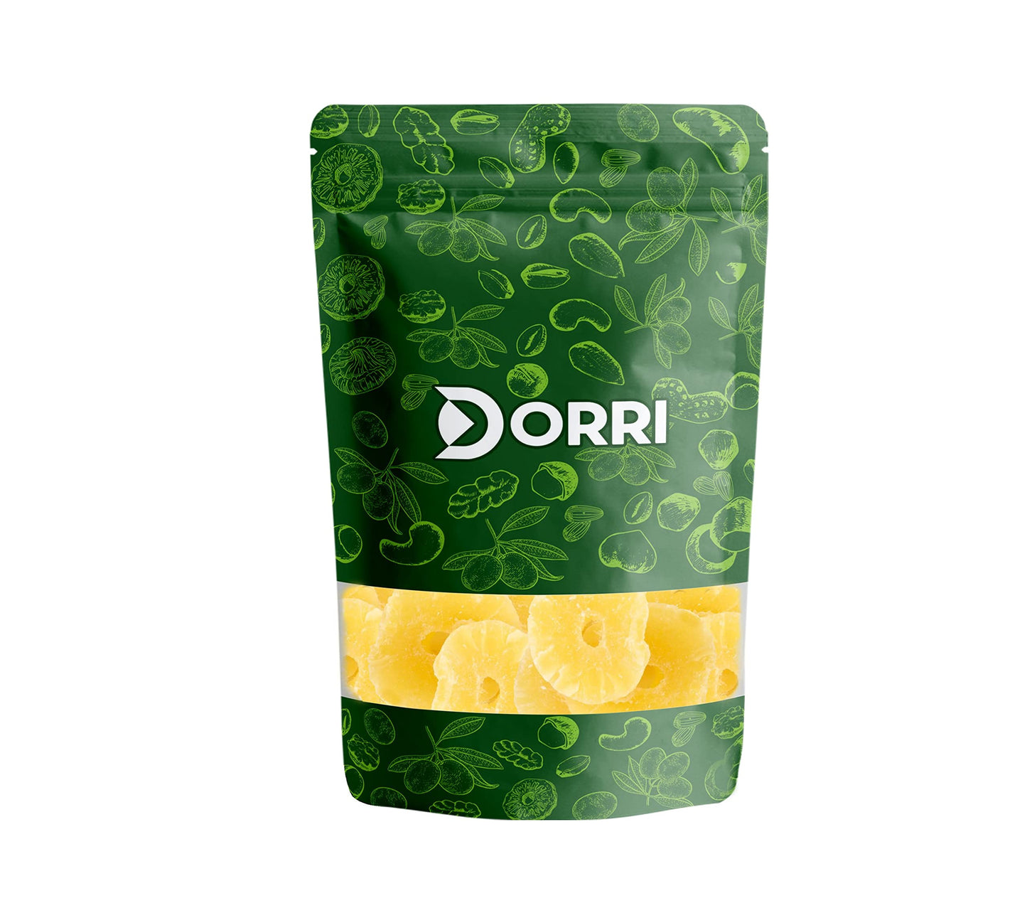 Dorri - Pineapple Rings Crystallised 1kg | Premium Quality, Sweet Pineapple Flavour, Ideal for Baking & Snacking (Available from 150g to 5kg)