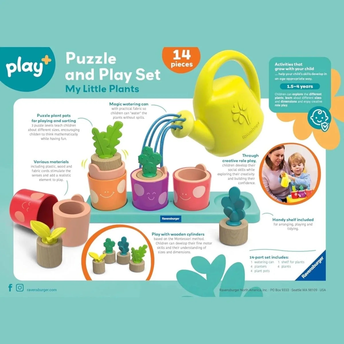 Play+ Pretend Play Set - My Little Plants