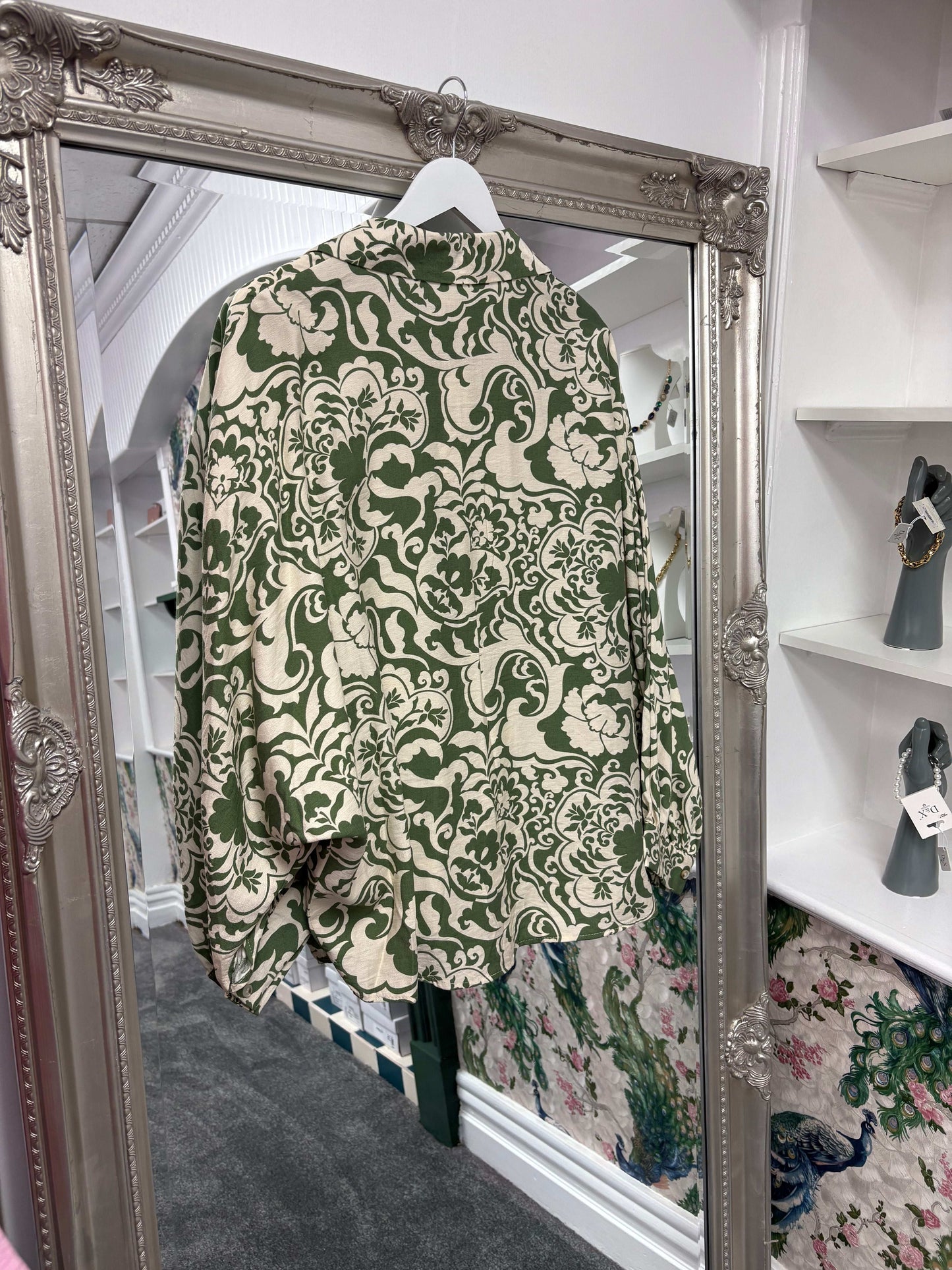 Luxtyle Patterned Blouse – One Size (Fits 8–18)