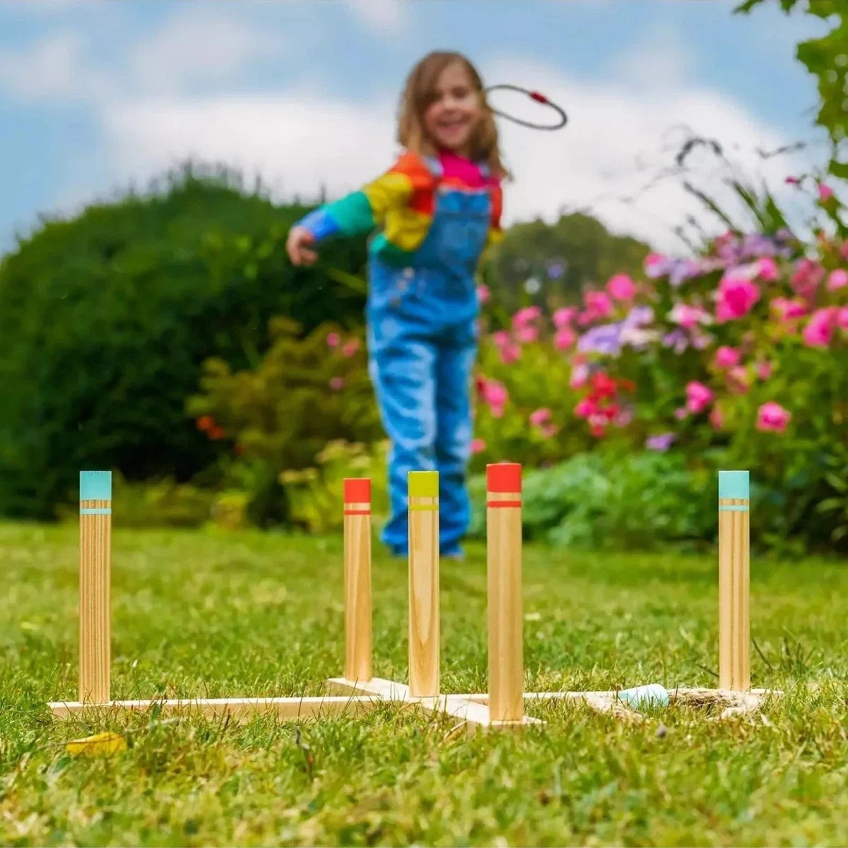 TP Wooden Ring Toss Game