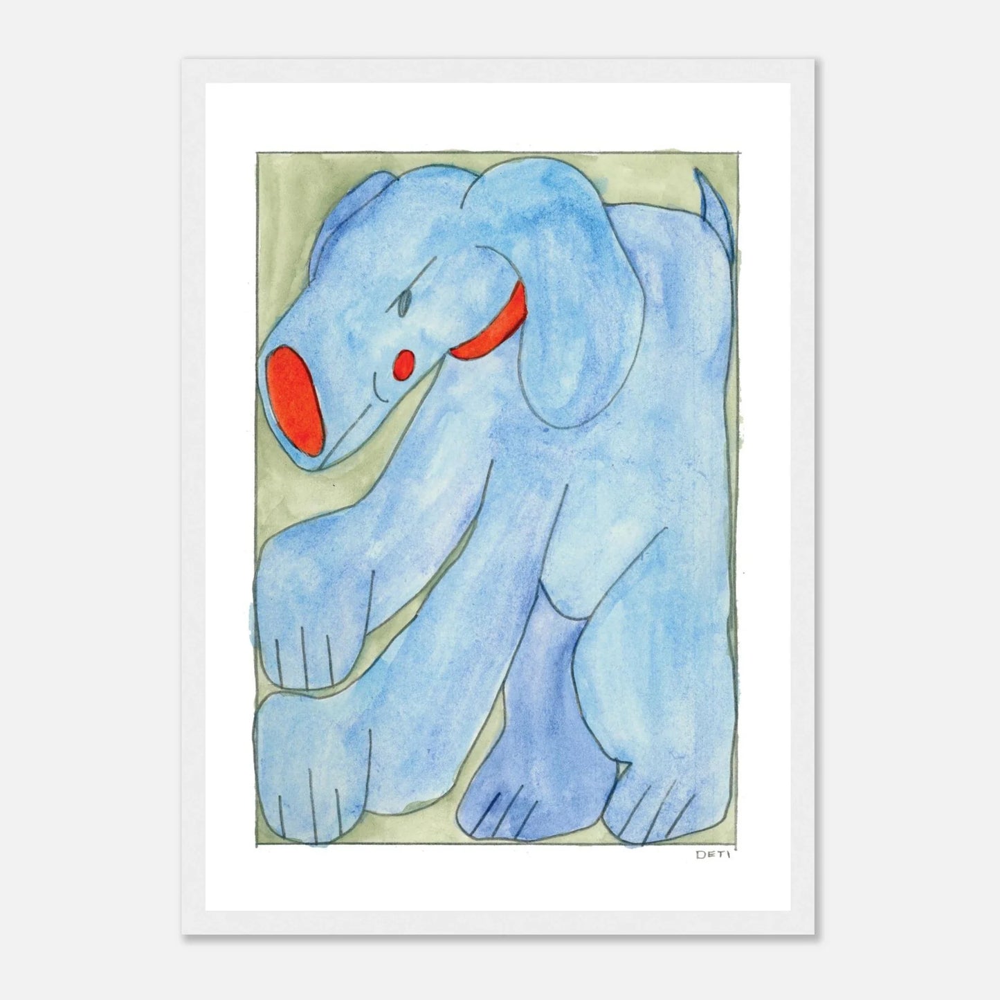 Hayley Deti - 'Boog 2 (Mischief)' Framed Print
