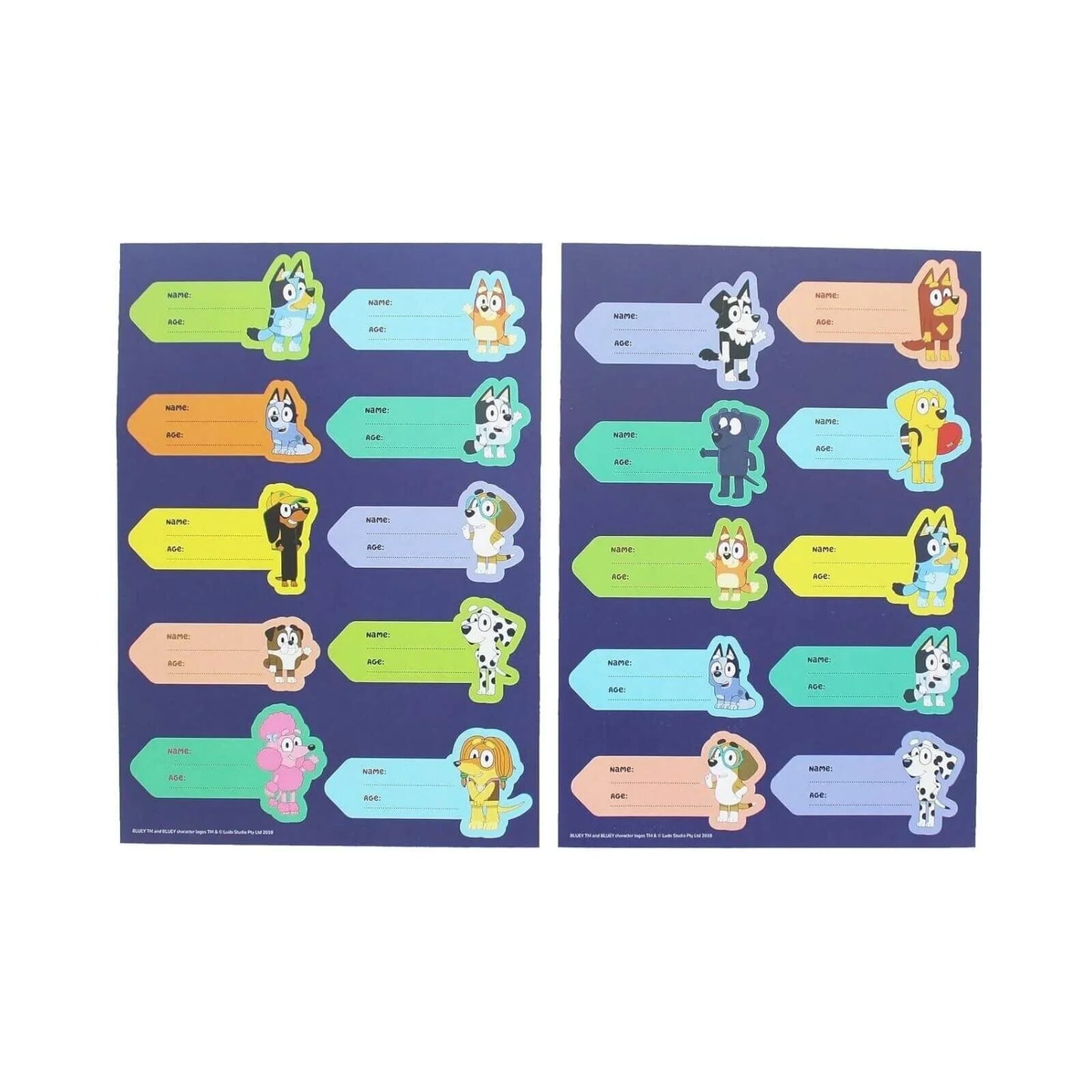 Bluey Height Chart
