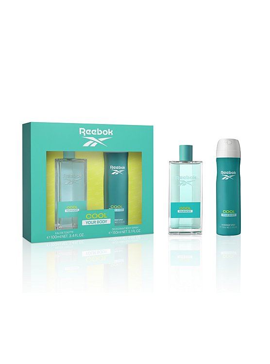 Reebok Cool Your Body Women Gift Set 100ml EDT + 150ml Body Spray Women's Fragrance