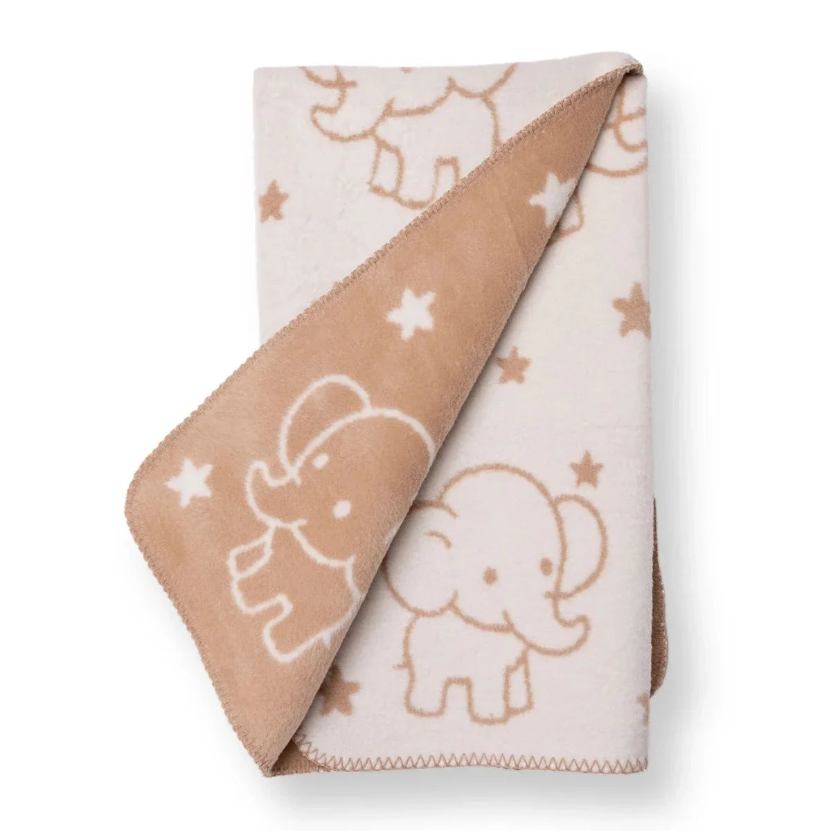 Little Dreams Unisex Blanket Animal Print - Light Brown