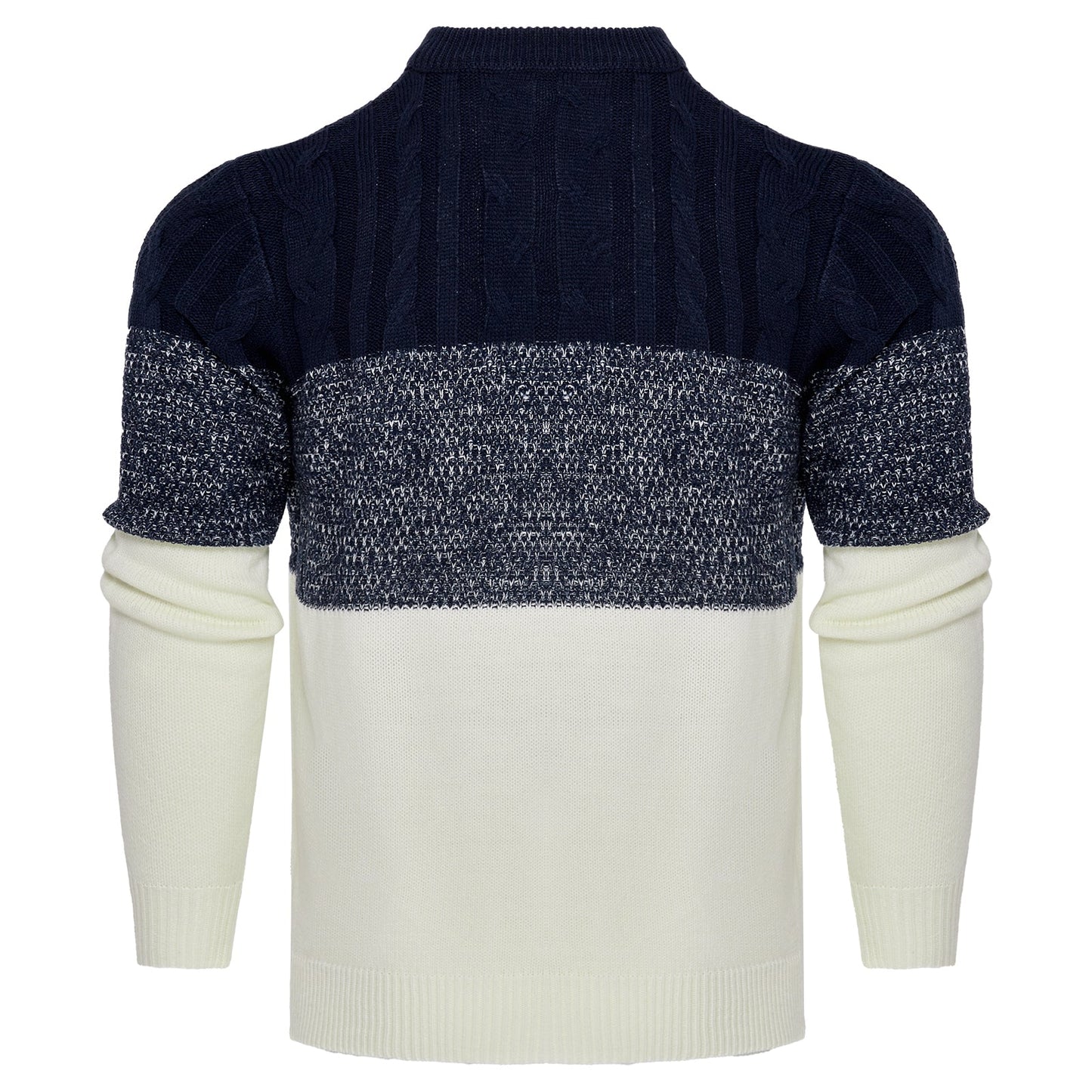 Men's Knitted Sweater Fashion Long-sleeved Pullover Tops Fall And Winter Clothing