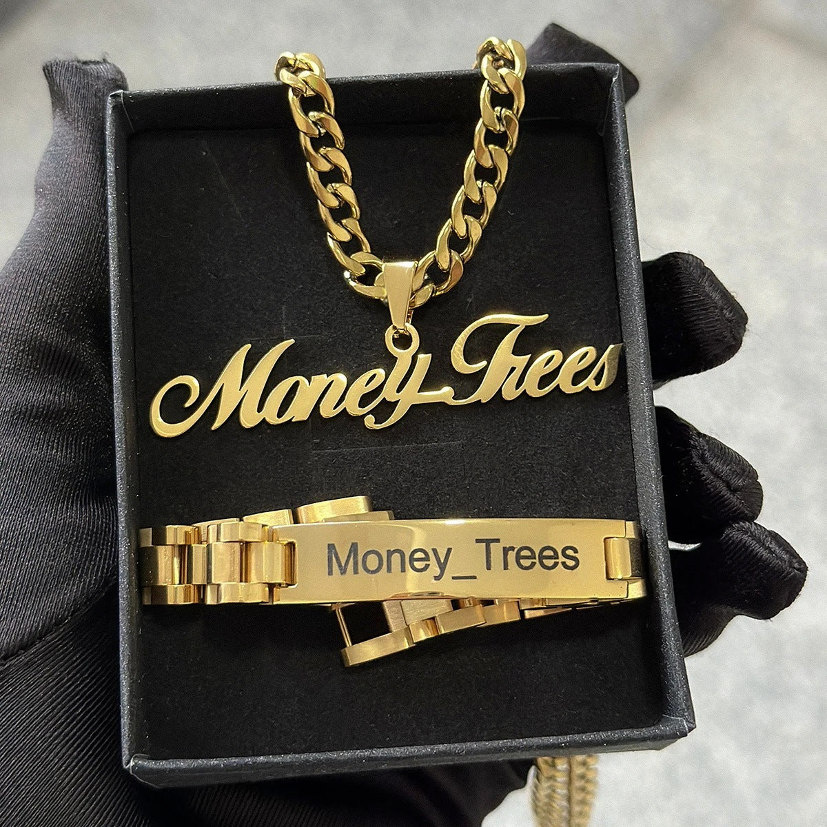 DIY Large Nameplate Engraved Letter Pendant Print on Demand (POD)