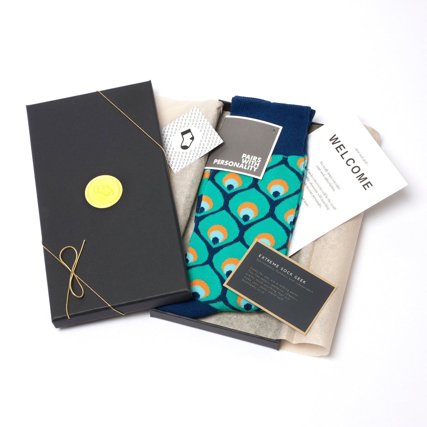 Organics Collection - Peacock Socks