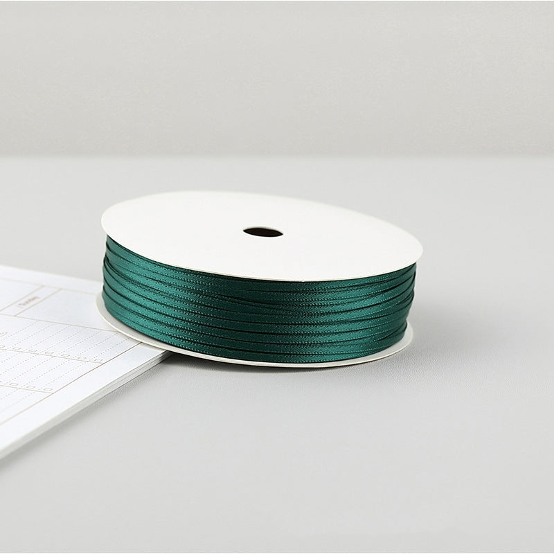 2mm Silk Ribbon Balloon Ribbon Rope Double-sided Diy Packaging