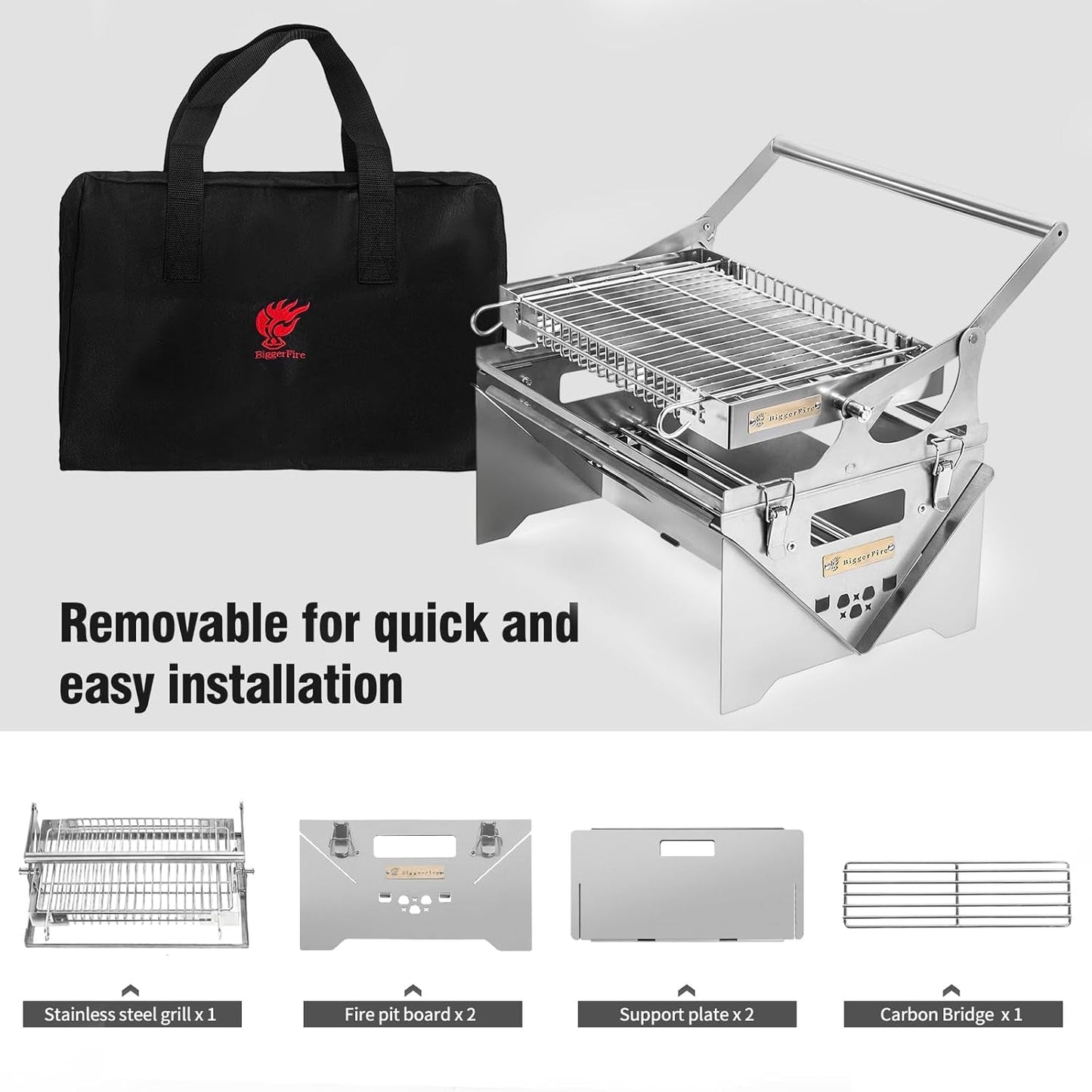 Outdoor Portable Household Charcoal Grill