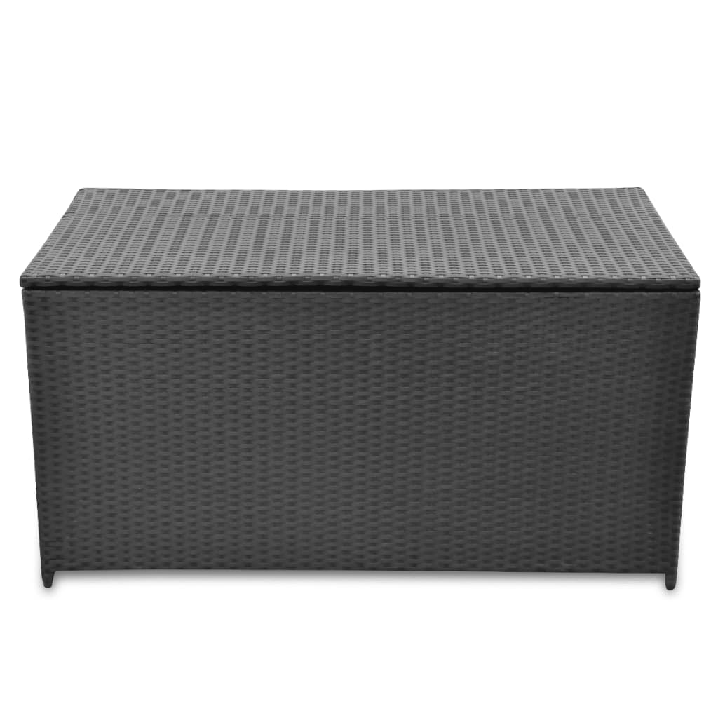 Outdoor Patio Poly Rattan Garden Storage Box Cushion Boxes Chest Cabinet