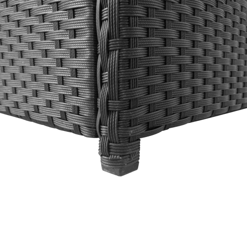 Outdoor Patio Poly Rattan Garden Storage Box Cushion Boxes Chest Cabinet
