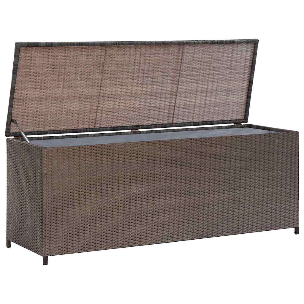 Outdoor Patio Poly Rattan Garden Storage Box Cushion Boxes Chest Cabinet
