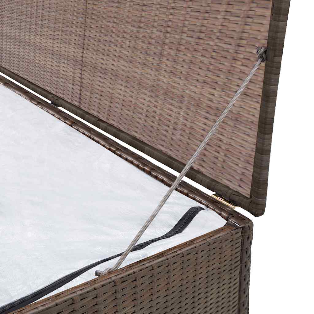 Outdoor Patio Poly Rattan Garden Storage Box Cushion Boxes Chest Cabinet