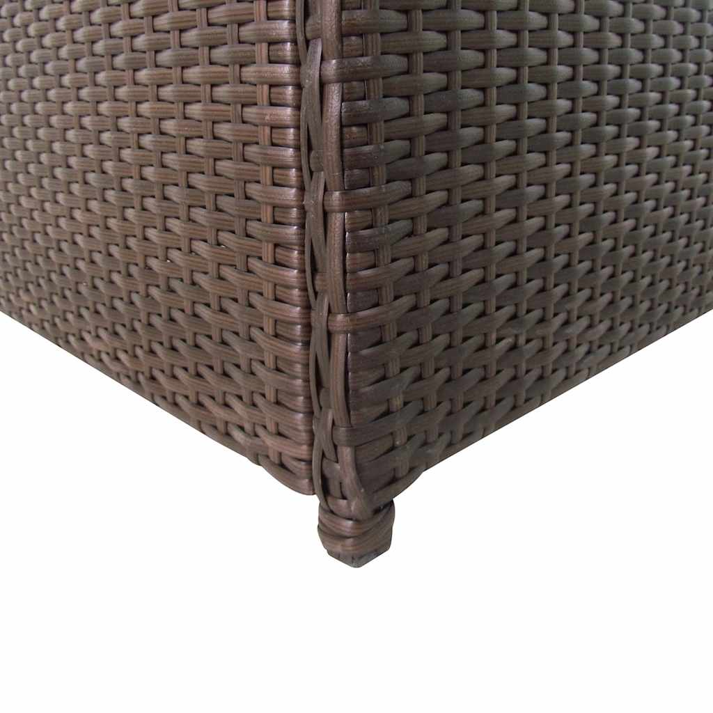 Outdoor Patio Poly Rattan Garden Storage Box Cushion Boxes Chest Cabinet