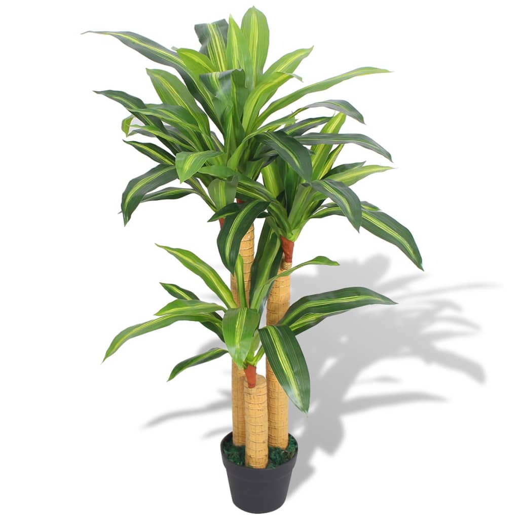 Artificial Dracaena Plant With Pot 100 Cm