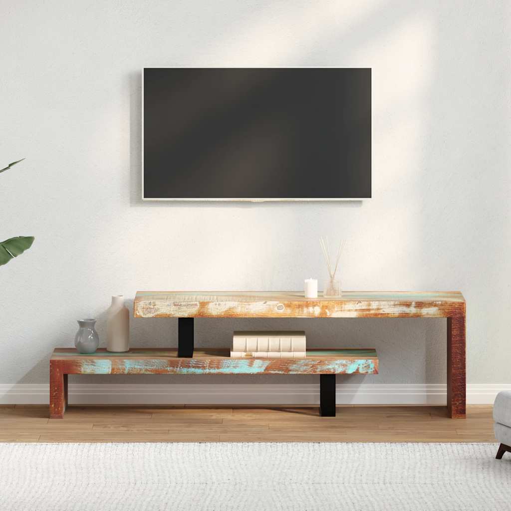 TV Stand Solid Reclaimed Wood