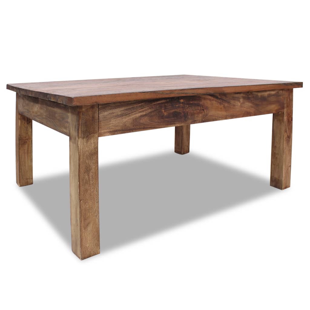 Coffee Table Solid Mahogany Wood 98x73x45 cm
