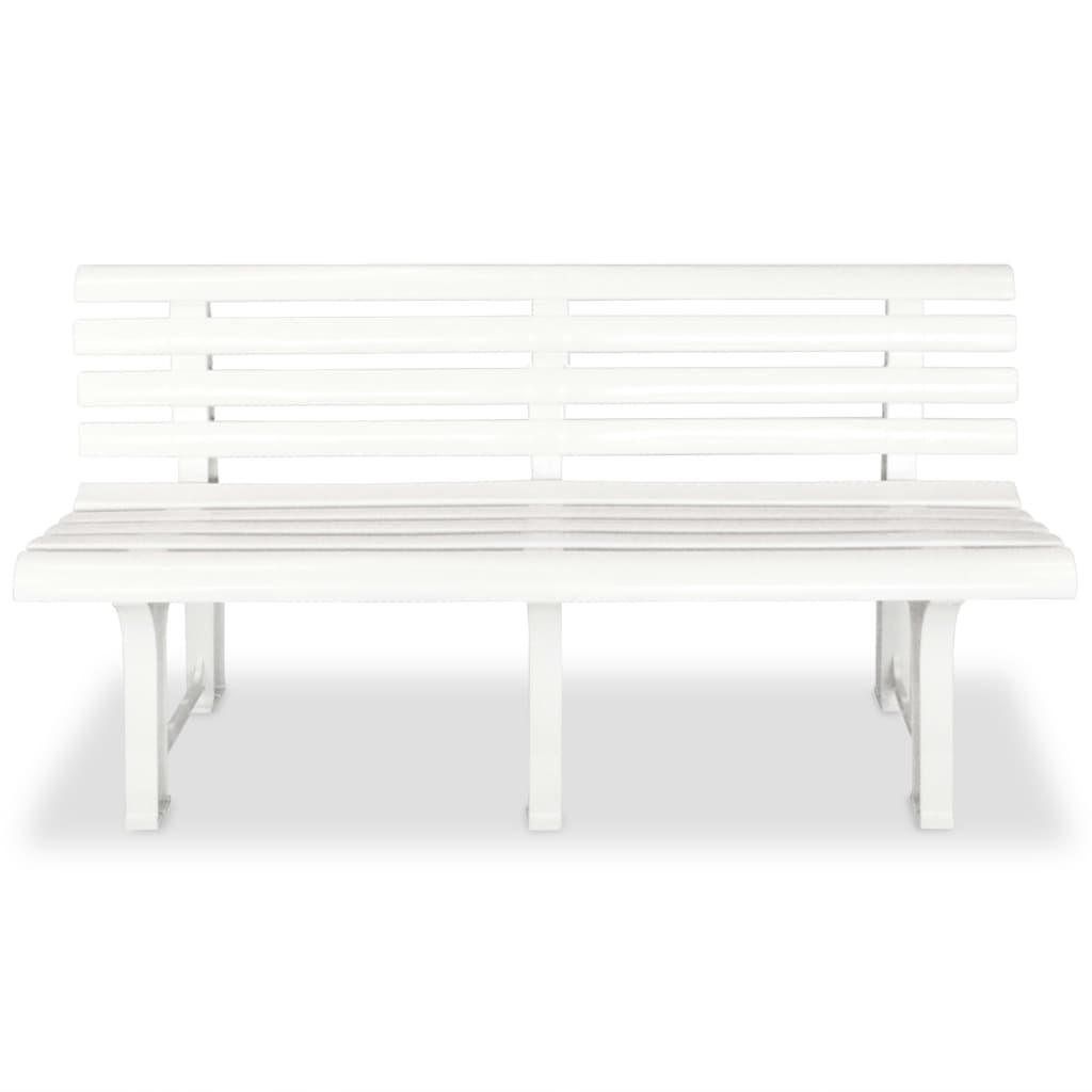 Outdoor Patio Plastic 2/3 Person Garden Bench Chair Outside Benches