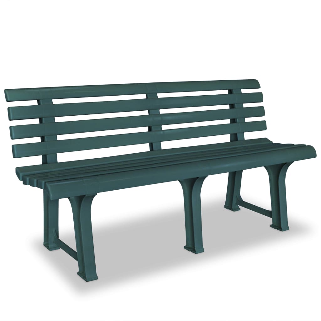 Outdoor Patio Plastic 2/3 Person Garden Bench Chair Outside Benches