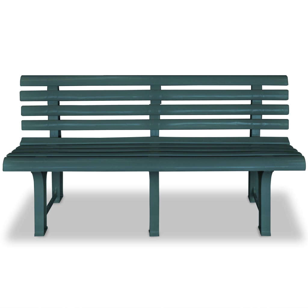Outdoor Patio Plastic 2/3 Person Garden Bench Chair Outside Benches