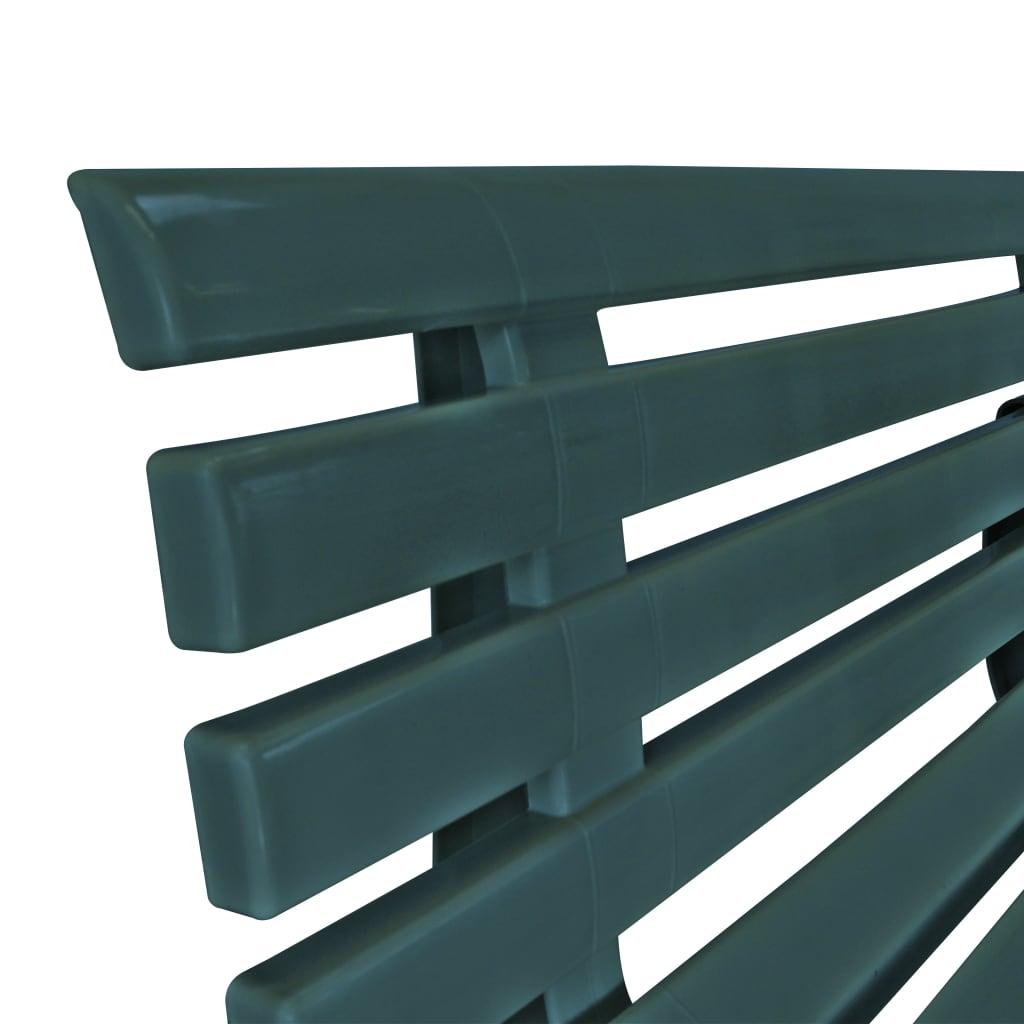 Outdoor Patio Plastic 2/3 Person Garden Bench Chair Outside Benches