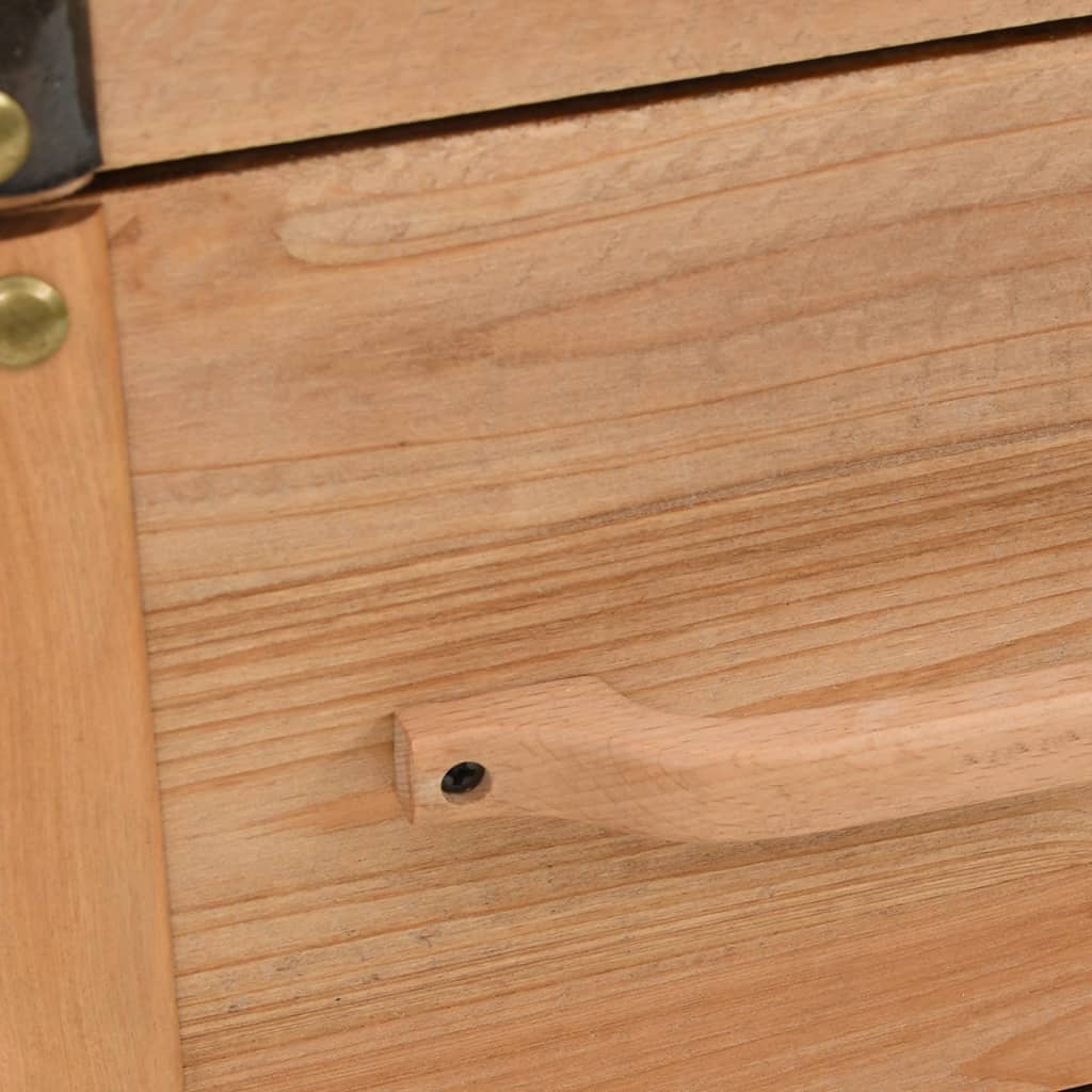 Drawer Cabinet Solid Fir Wood 91x35x73 cm