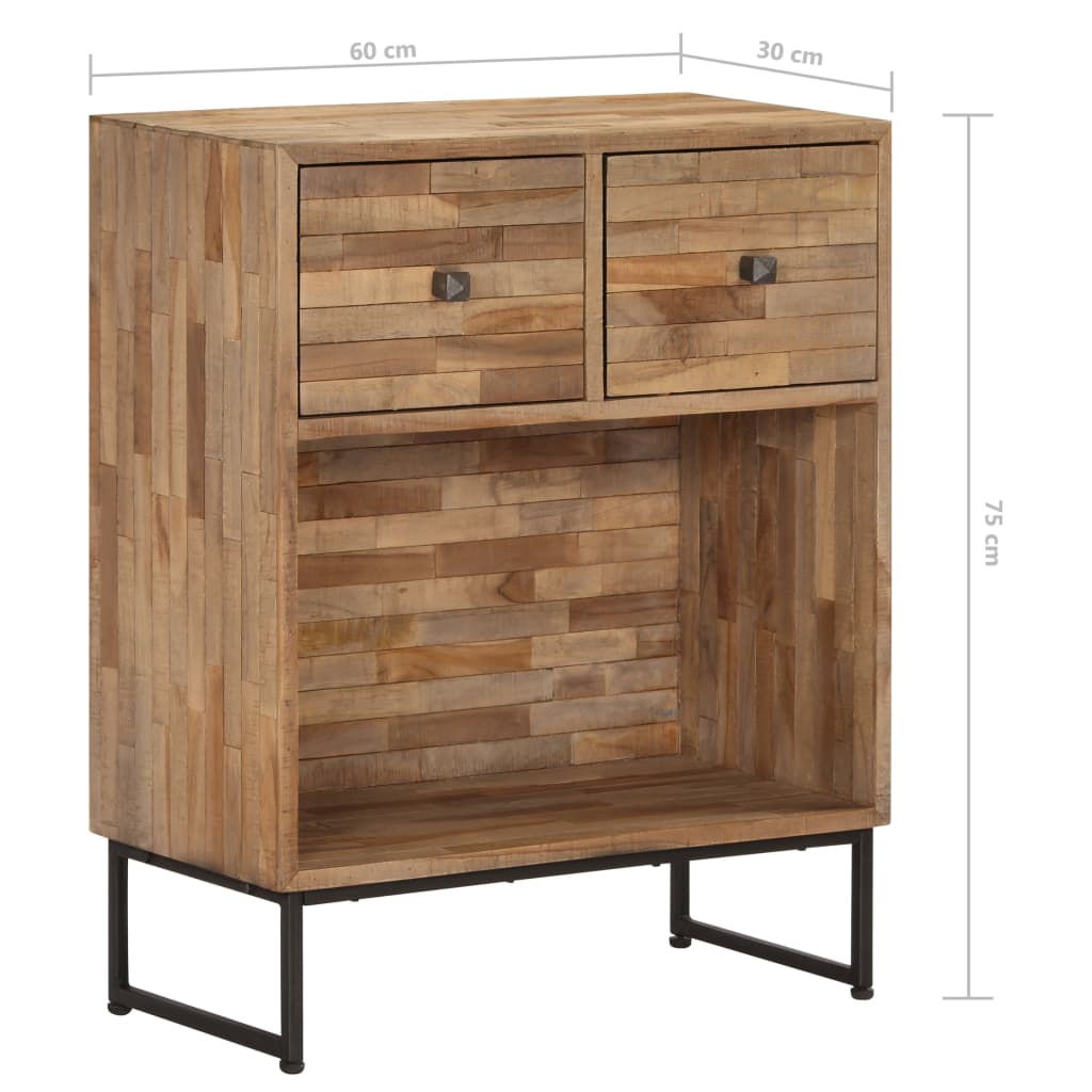 Sideboard Reclaimed Teak Wood 60x30x75 cm