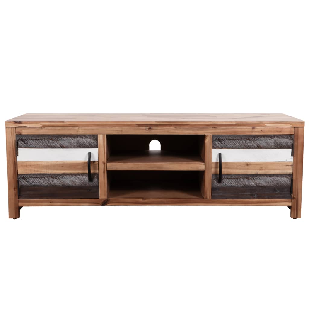 TV Cabinet Solid Acacia Wood 120x35x40 cm