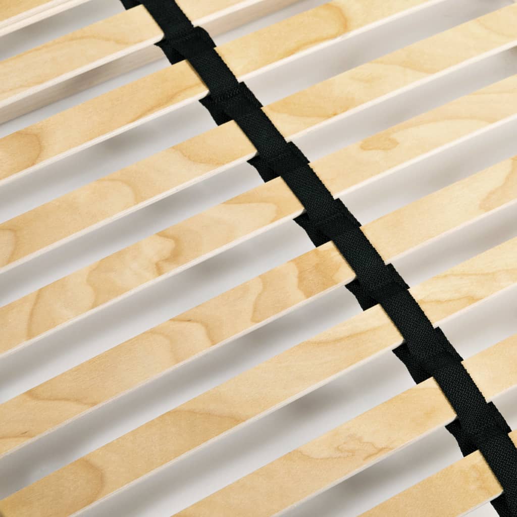 Slatted Bed Base without Mattress with 28 Slats 7 Zones 140x200 cm