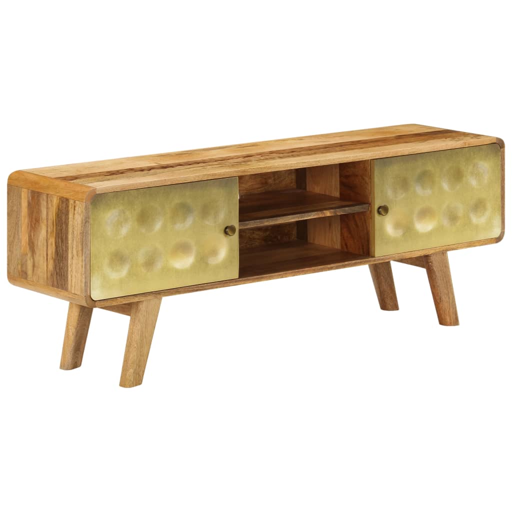 TV Cabinet Solid Mango Wood 120x30x45 cm