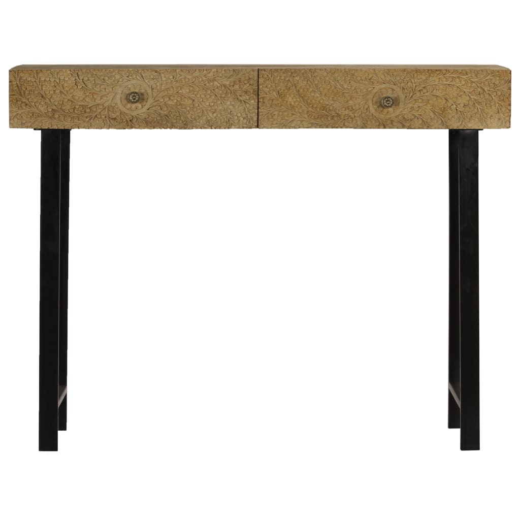 Console Table Solid Mango Wood 102x30x79 cm