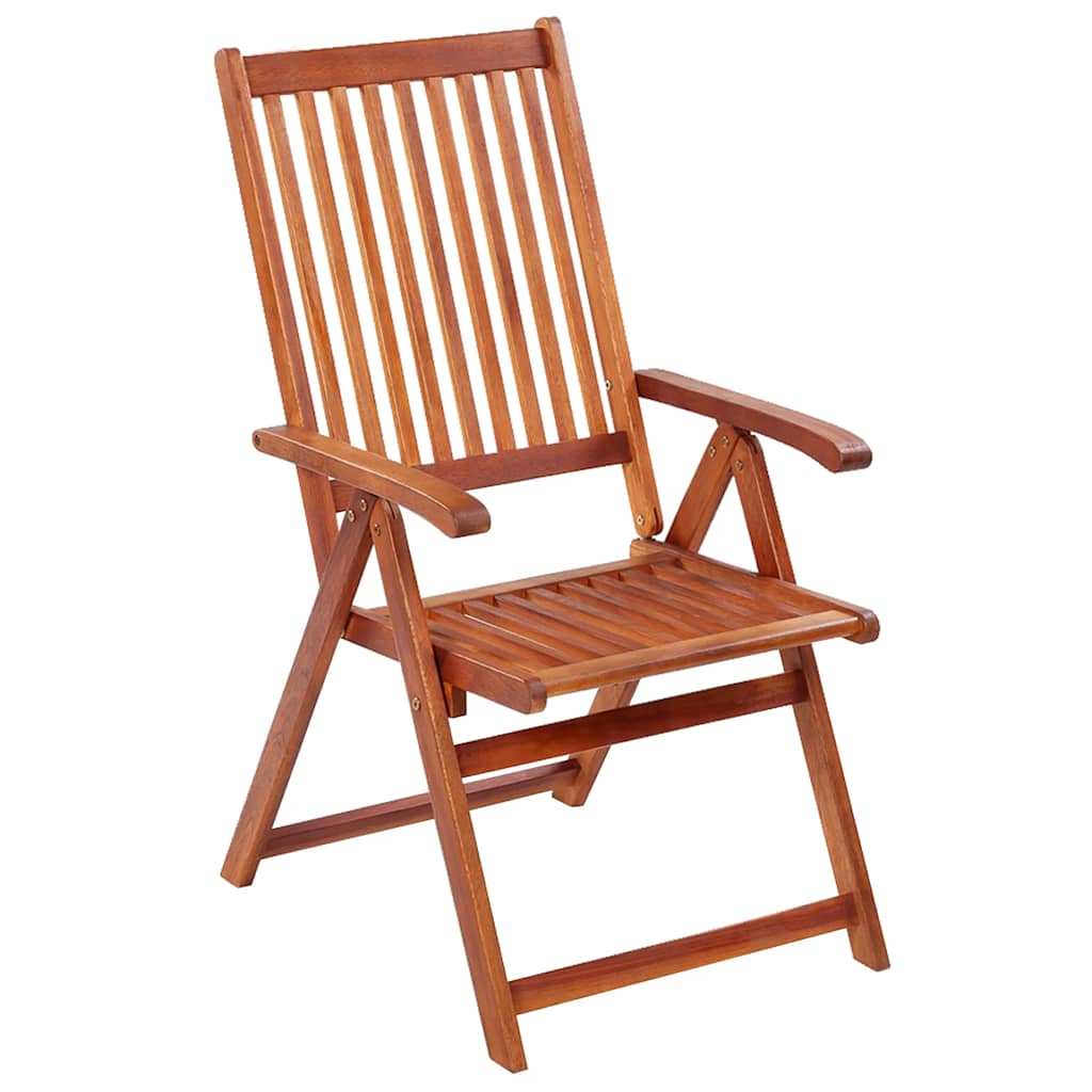 Outdoor Patio Wooden Foldable Garden Chairs Acacia Wood Seats 2 3 4 6 8 pcs