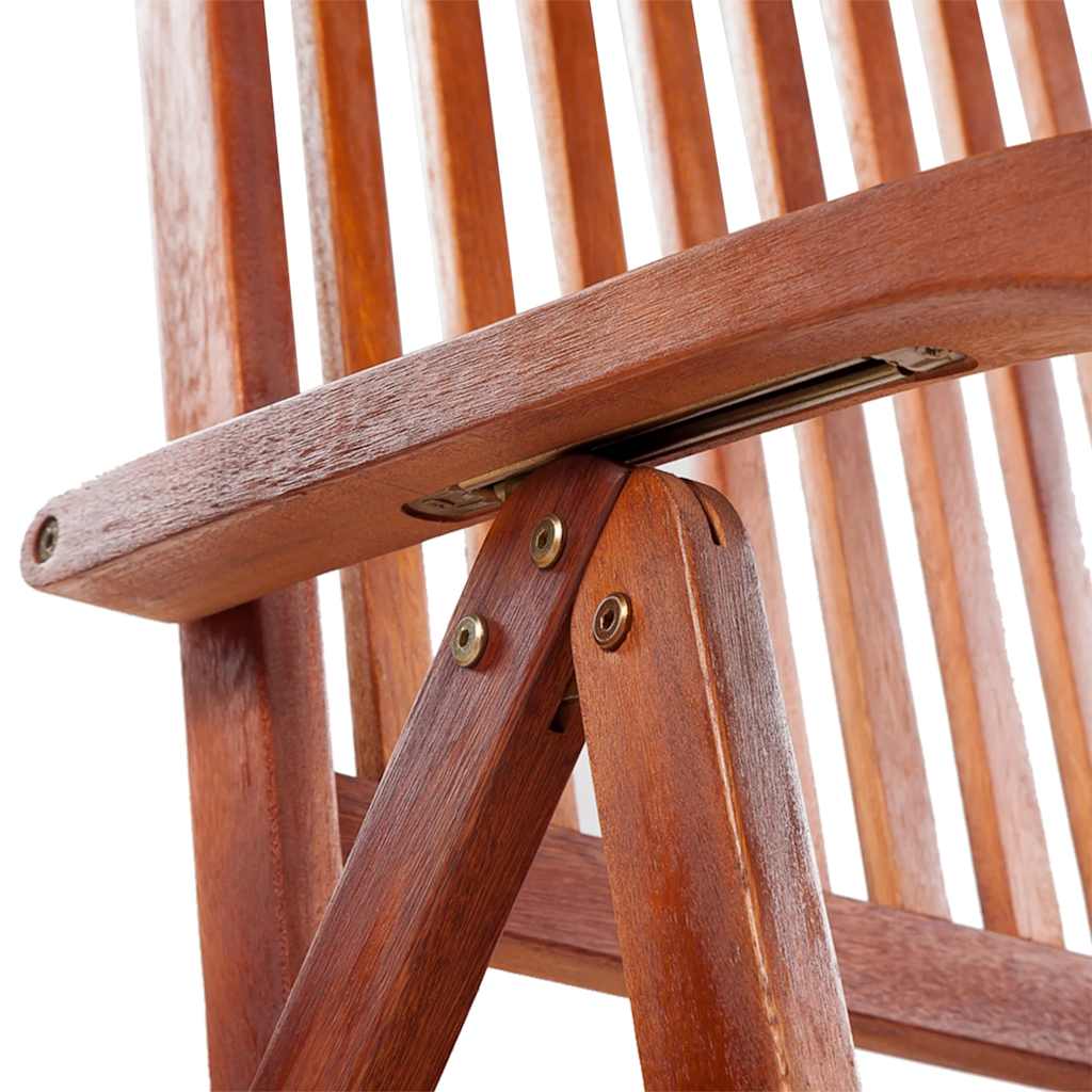 Outdoor Patio Wooden Foldable Garden Chairs Acacia Wood Seats 2 3 4 6 8 pcs
