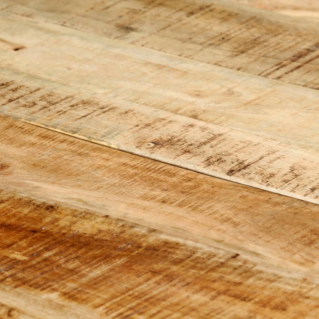 Dining Table 140x70x75 cm Solid Rough Mango Wood